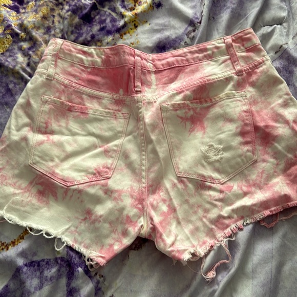 Cute tie dye shorts pink and white - Picture 2 of 2